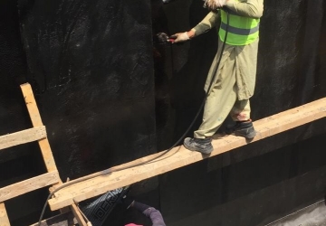 Bituminous Membrane Waterproofing  Makkah- Alromansia Resturant
